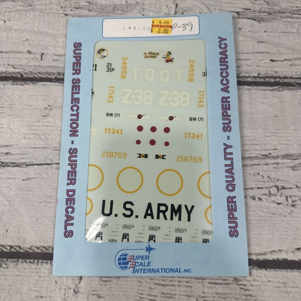 Super Scale International / Microscale Decals P-39 Airacobra 48-7